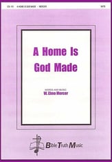 A Home is God Made SATB choral sheet music cover